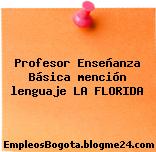 Profesor Enseñanza Básica mención lenguaje LA FLORIDA