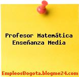 Profesor Matemática Enseñanza Media