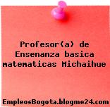 Profesor(a) de Ensenanza basica matematicas Michaihue