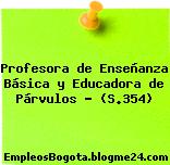 Profesora de Enseñanza Básica y Educadora de Párvulos – (S.354)