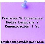 Profesor/A Enseñanza Media Lenguaje Y Comunicación | YJ
