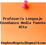 Profesor/a Lenguaje Enseñanza Media Puente Alto