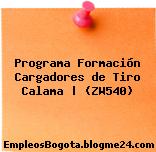 Programa Formación Cargadores de Tiro Calama | (ZW540)