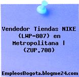 Vendedor Tiendas NIKE (LWP-807) en Metropolitana | (ZUP.708)