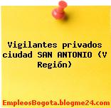 Vigilantes privados ciudad SAN ANTONIO (V Región)