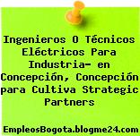 Ingenieros O Técnicos Eléctricos Para Industria? en Concepción, Concepción para Cultiva Strategic Partners