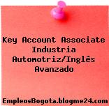 Key Account Associate Industria Automotriz/Inglés Avanzado