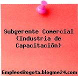 Subgerente Comercial (Industria de Capacitación)