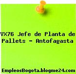 VX76 Jefe de Planta de Pallets – Antofagasta