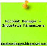 Account Manager – Industria Financiera