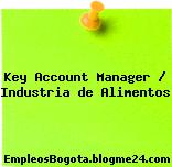 Key Account Manager / Industria de Alimentos