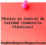 Técnico en Control de Calidad (Industria Plásticos)