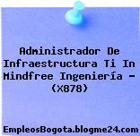 Administrador De Infraestructura Ti In Mindfree Ingeniería – (X878)