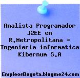 Analista Programador J2EE en R.Metropolitana – Ingenieria informatica Kibernum S.A