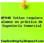 AP940 Tottus requiere alumno en práctica de Ingeniería Comercial