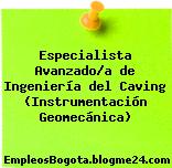 Especialista Avanzado/a de Ingeniería del Caving (Instrumentación Geomecánica)