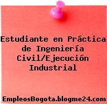 Estudiante en Práctica de Ingeniería Civil/Ejecución Industrial