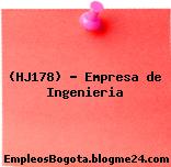 (HJ178) – Empresa de Ingenieria