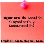 Ingeniero de Gestión (Ingeniería y Construcción)