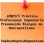 JZN257] Práctica Profesional Ingeniería Prevención Riesgos en Metropolitana