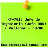 KP-781] Jefe de Ingeniería (Jefe ODS) / Vallenar – r0706