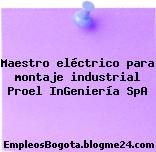 Maestro eléctrico para montaje industrial Proel InGeniería SpA