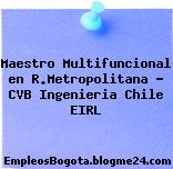 Maestro Multifuncional en R.Metropolitana – CVB Ingenieria Chile EIRL