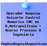 Operador Maquina Oxicorte Control Numerico CNC en R.Metropolitana – Aceros Procesos & Ingenieria
