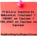 Práctica Ingeniería Ambiental (Iquique) | (H690) en Iquique | [RO.658] en Iquique en Iquique