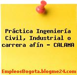 Práctica Ingeniería Civil, Industrial o carrera afín – CALAMA