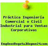 Práctica Ingeniería Comercial o Civil Industrial para Ventas Corporativas
