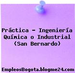 Práctica – Ingeniería Química o Industrial (San Bernardo)