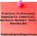 Práctica Profesional Ingeniería Comercial, Gerencia Walmart Tech, Huechuraba
