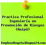 Practica Profesional Ingeniería en Prevención de Riesgos (Maipú)