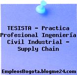 TESISTA – Practica Profesional Ingeniería Civil Industrial – Supply Chain