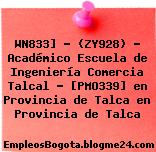 WN833] – (ZY928) – Académico Escuela de Ingeniería Comercia Talcal – [PMO339] en Provincia de Talca en Provincia de Talca