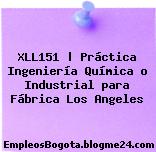 XLL151 | Práctica Ingeniería Química o Industrial para Fábrica Los Angeles