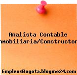 Analista Contable Inmobiliaria/Constructora