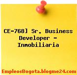 CE-768] Sr. Business Developer – Inmobiliaria