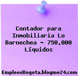 Contador para Inmobiliaria Lo Barnechea – 750.000 Líquidos