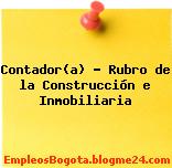 Contador(a) – Rubro de la Construcción e Inmobiliaria