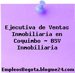 Ejecutiva de Ventas Inmobiliaria en Coquimbo – BSV Inmobiliaria