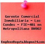 Gerente Comercial Inmobiliaria – Las Condes – FIE-401 en Metropolitana BW962