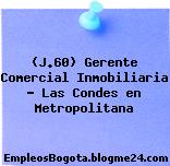 (J.60) Gerente Comercial Inmobiliaria – Las Condes en Metropolitana