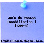 Jefe de Ventas Inmobiliarias | [XHN-5]