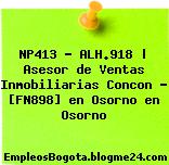 NP413 – ALH.918 | Asesor de Ventas Inmobiliarias Concon – [FN898] en Osorno en Osorno