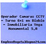 Operador Camaras CCTV – Turno 6×1 en Bíobío – Inmobiliaria Vega Monumental S.A
