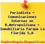 Periodista – Comunicaciones Internas en R.Metropolitana – Inmobiliaria Parque La Florida S.A