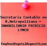 Secretaria Contable en R.Metropolitana – INMOBILIARIA PATRICIO LYNCH