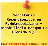 Secretaria Recepcionista en R.Metropolitana – Inmobiliaria Parque La Florida S.A